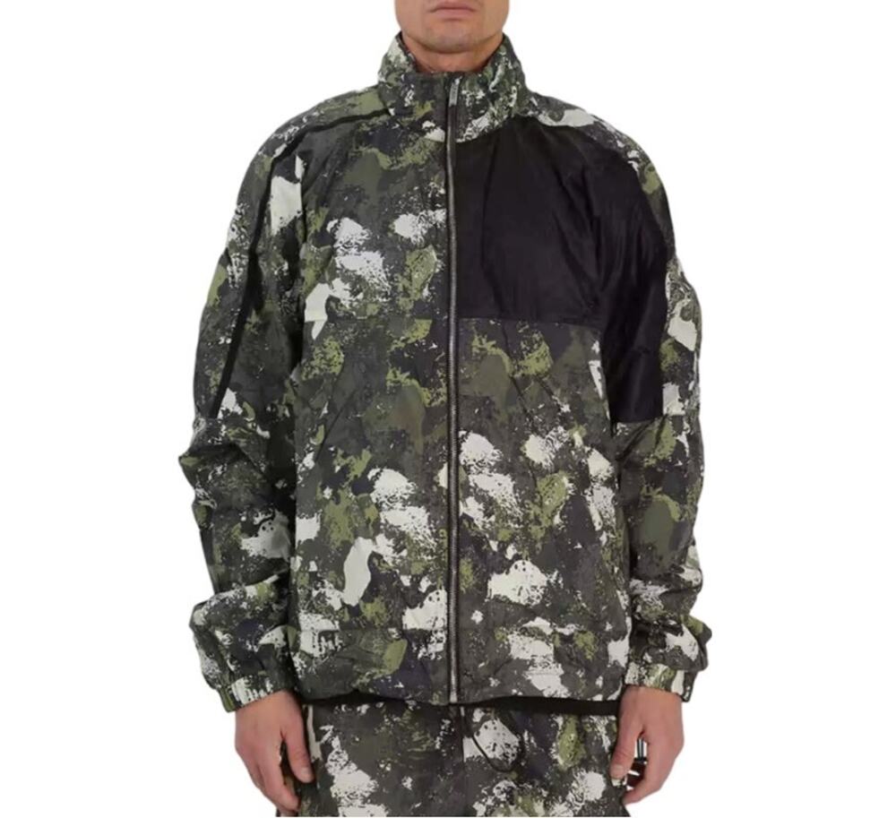 $990 NWT Marcelo Burlon Country of Milan Camouflage-print Logo Windbreaker XL